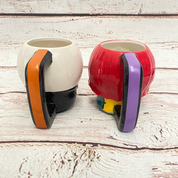 DISNEY Nightmare Before Christmas Jack Skellington and Sally Mugs Cups - Picture 3 of 6